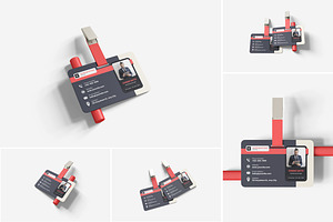 Landscape ID Card Mockup, a Mockup by Indah