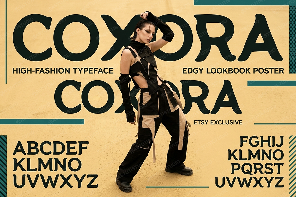 Coxora - Elegant Serif Typeface, a Serif Font by Astuti Studio (Photo 5 of 24)