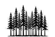 Majestic Pine Trees SVG, a Finance Illustration by Amazin_art (Thumbnail 8 of 34)