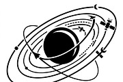60 Planet Orbit Abstract Silhouette, an Empty State Illustration by Amazin_art (Thumbnail 15 of 35)