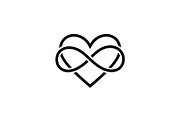 50 Infinity Heart Symbol Vector Bund, an Illustration by abu67222 (Thumbnail 30 of 51)