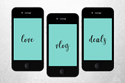 TEXT Theme Instagram Icons, a Social Media Template by Rachel Harper Designs (Thumbnail 2 of 8)