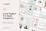 Canva Lead Magnet & E-book Templates, a Marketing Template by Amado Brand Design Studio (Thumbnail 1 of 12)