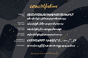 Constellations Textured Script, a Script Font by Eva Black Design (Thumbnail 2 of 3)