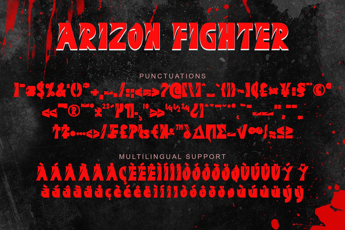Arizon Fighter, a Blackletter Font by Yoga Letter (Photo 7 of 7)
