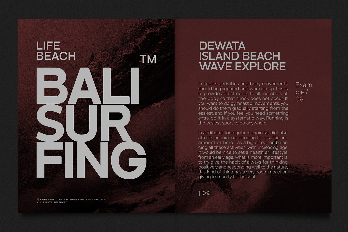 Mickir, a Sans Serif Font by OWL KING (Photo 7 of 8)