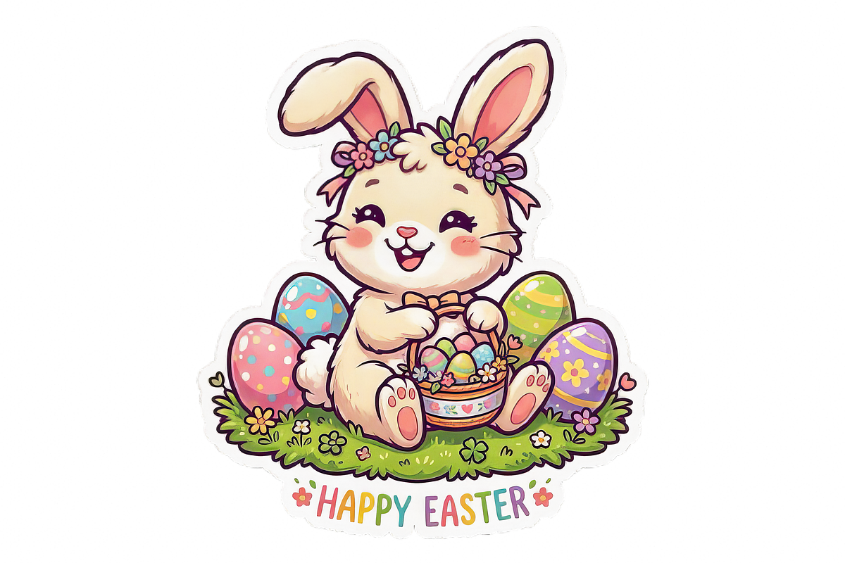 Easter Bunny PNG for Sublimation, an Illustration by VetalStock (Photo 4 of 4)