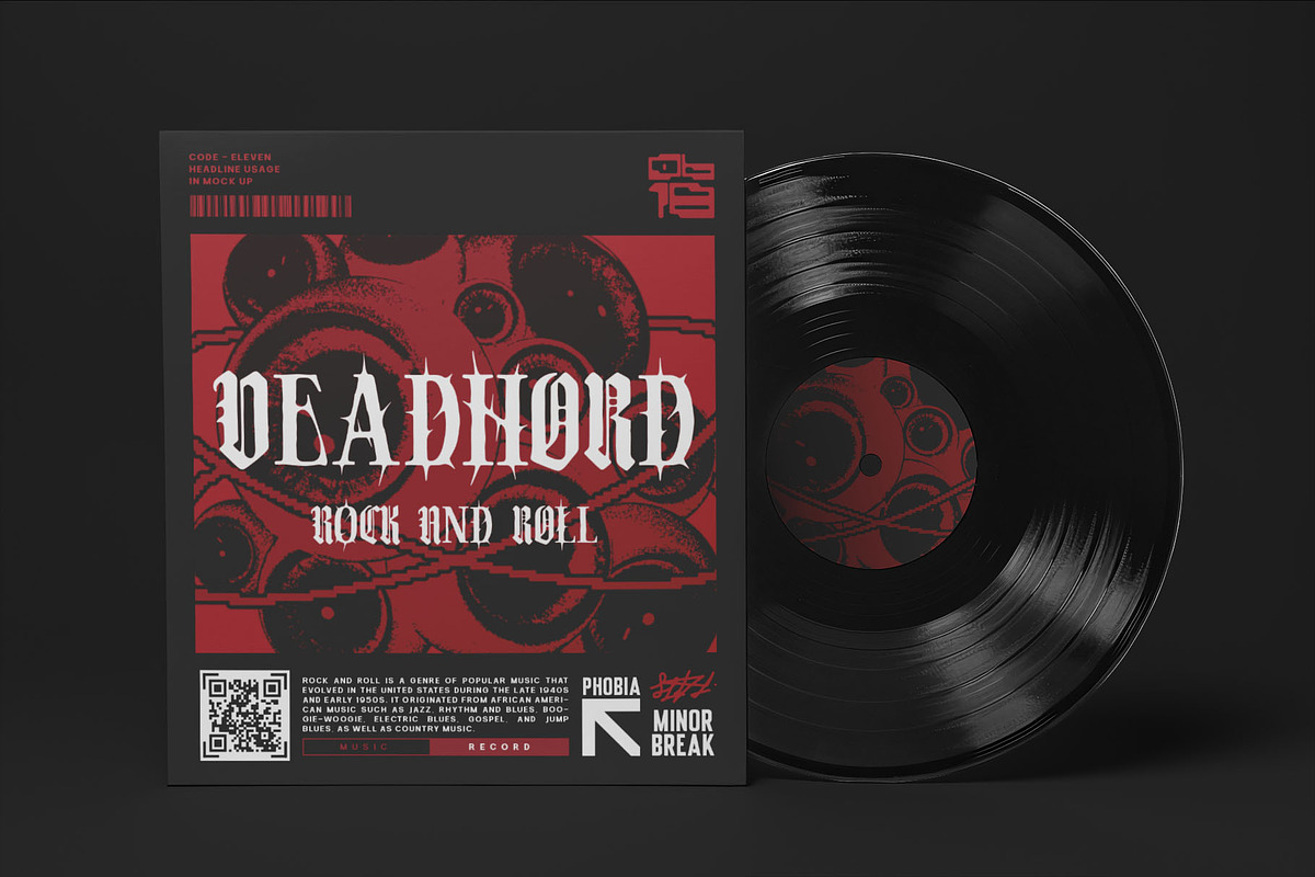 Dark Brutal Typeface, a Blackletter Font by alit design (Photo 8 of 17)