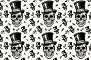 Seamless Pattern Set Gothic Classics, a Pattern Graphic by Designs by Helen Trupak (Thumbnail 3 of 8)