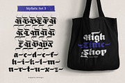 Black Obesity Blackletter Font, a Blackletter Font by alit design (Thumbnail 8 of 17)