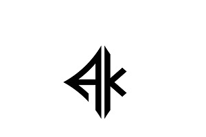 AK Logo Design Vector Template