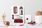 Set of London sketches, a Decorative Illustration by Everilda (Thumbnail 4 of 7)