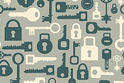 Seamless key repeating patterns, a Pattern Graphic by AlexZeL (Thumbnail 2 of 6)
