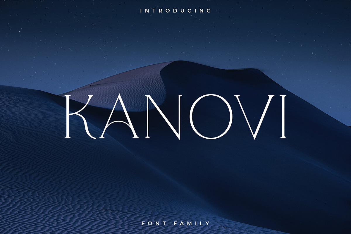 Kanovi - Elegant Serif Font, a Serif Font by RC graphics (Photo 1 of 7)