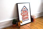 Home sweet home lettering, a Decorative Illustration by Good Studio (Thumbnail 6 of 6)