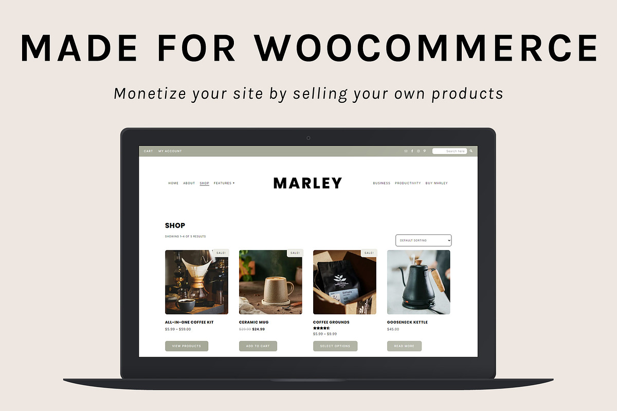 Marley Theme • Genesis Child Theme, a WordPress Template by Code + Coconut (Photo 8 of 8)
