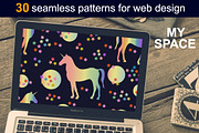 My Space. Set of Cosmic Patterns, a Pattern Graphic by Svetlana Kononova (Thumbnail 2 of 15)