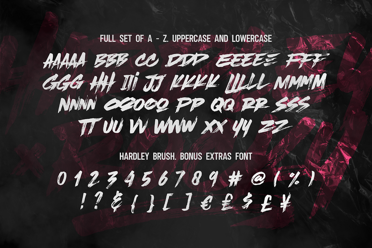Hardley Brush x Rocky (font duo), a Handwritten Font by Negara Studio (Photo 8 of 12)
