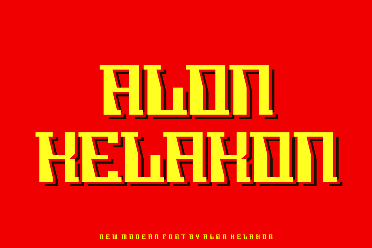 Bolt Flash Font, a Serif Font by alon kelakon (Photo 3 of 5)