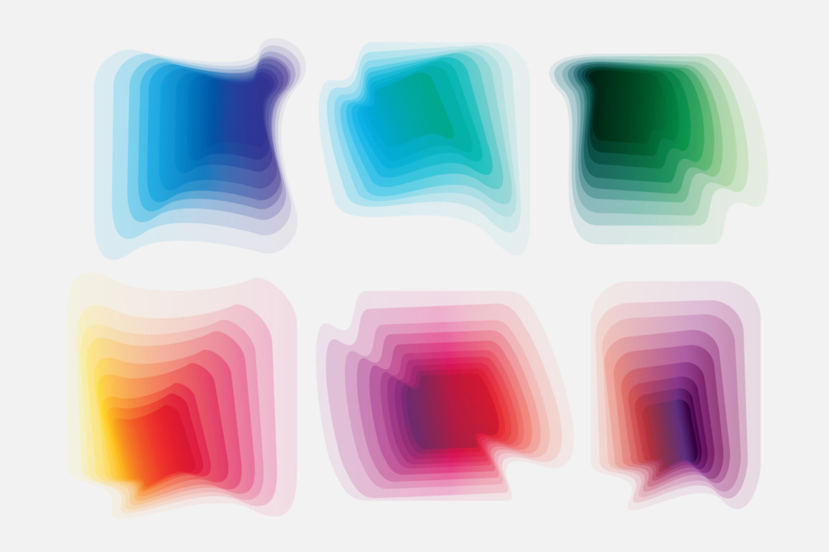 Gradient Topography collection, a Texture Graphic by Polar Vectors (Photo 14 of 17)