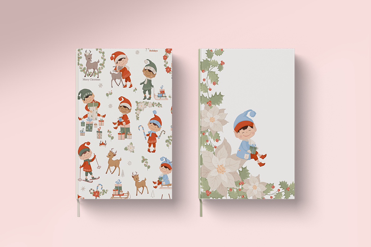 Christmas Elves Part 2 Illustrations, a Decorative Illustration by Irena Art (Photo 7 of 8)