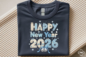 Happy New Year 2026 PNG, an Illustration by SinaCreation