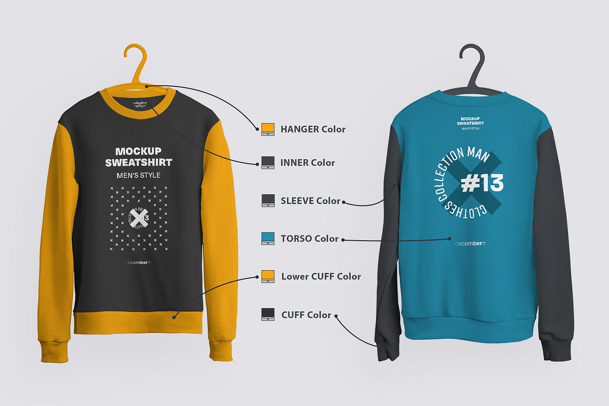 8 Mockups Isolated Sweatshirt, a Shirt Mockup by Grow Design Craft Studio (Photo 3 of 7)
