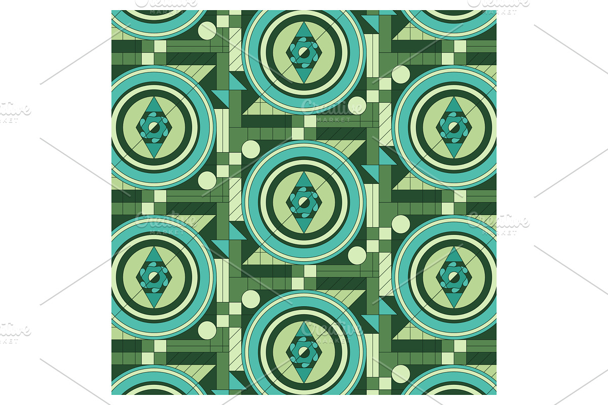 Geometric Seamless Patterns, a Pattern Graphic by Creative Backgrounds (Photo 2 of 7)