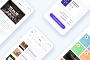 Bookly - iOS Sketch App Template, a Templates & Theme by Pentaclay (Thumbnail 2 of 7)
