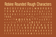 Robine Rounded Rough, a Sans Serif Font by Craft Supply Co. (Thumbnail 5 of 8)