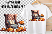 Cozy Fall Books, an Illustration by Wow Magic (Thumbnail 2 of 4)