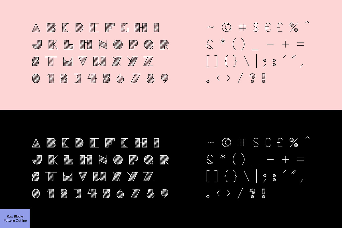 Raw Blocks- Elegant Retro Fonts Pack, a Font by CreativeFolks (Photo 19 of 24)