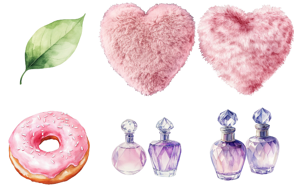 Watercolor Self-Care Clipart Bundle, an Illustration by CitraGraphics (Photo 5 of 5)