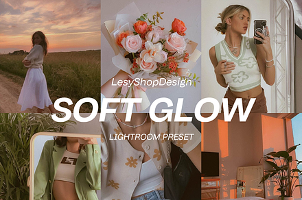 Soft Glow Lightroom Mobile Preset, an Action Add-On by LesyShopDesign