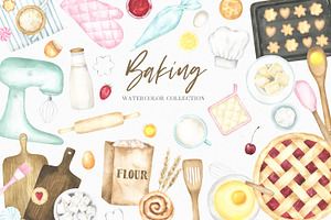 Baking Watercolor Collection