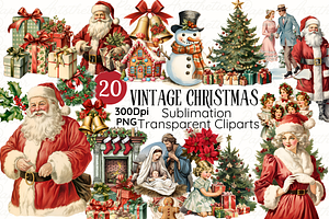 Vintage Christmas Clipart