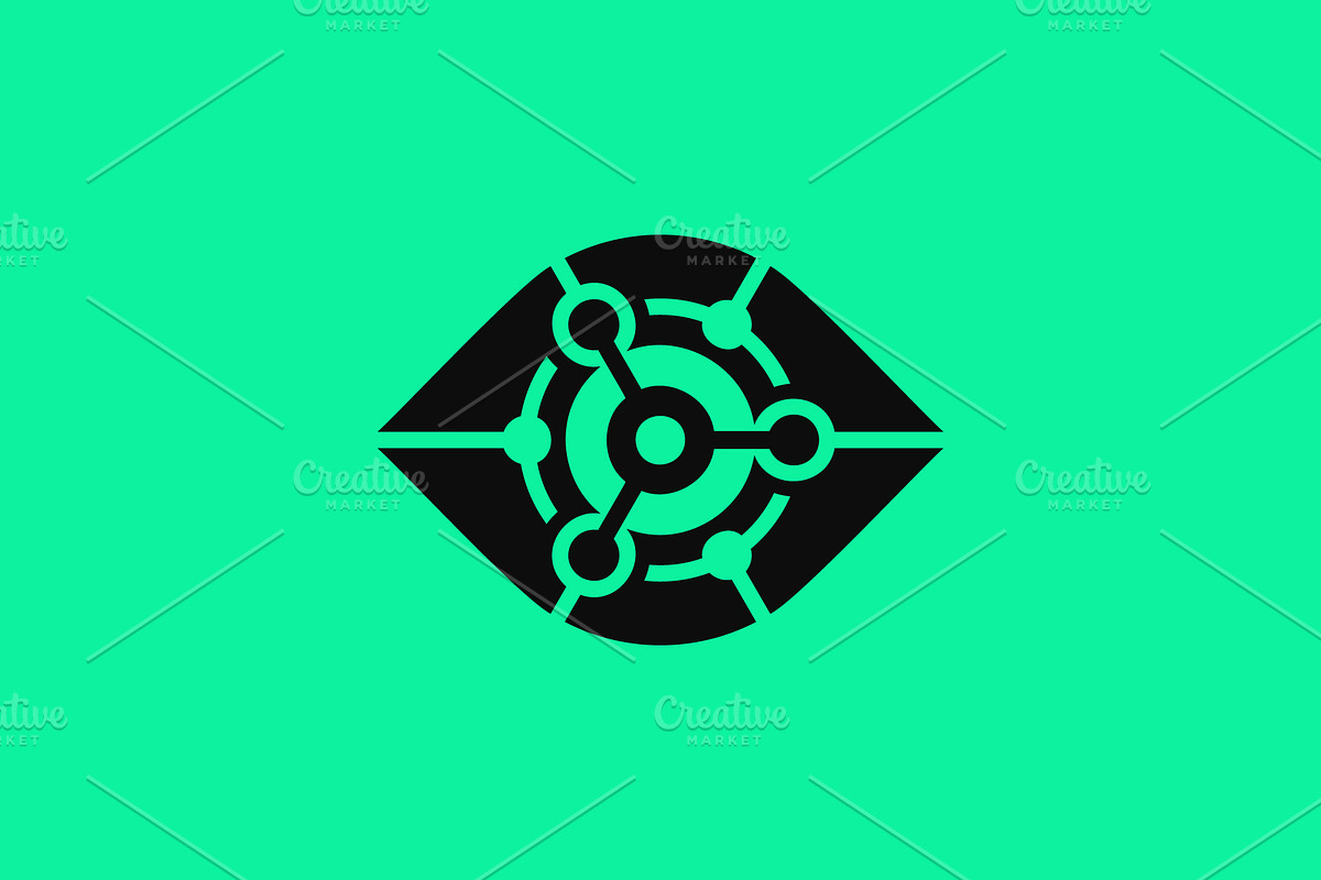 eye analytic data logo, a Branding & Logo Template by Rasagama Studio