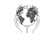 Eco Earth Care Vector Icon Bundle, an Illustration by Designs_River (Thumbnail 35 of 51)