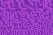 Gothic vector letters, an Object Graphic by GeekClick (Thumbnail 7 of 7)