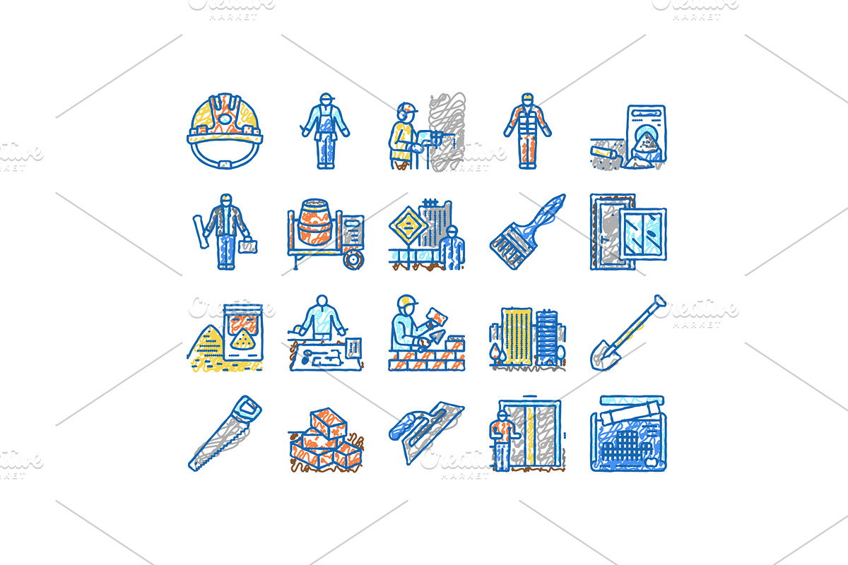 Construction Building And Repair, an Object Illustration by pikepicture