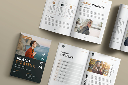 Brand Strategy Template, a Brochure Template by RsmBoutique2021