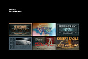 Sci-Fi Movie Titles, a Design Template by pixelbuddha.net (Thumbnail 2 of 14)