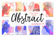 Abstract floral collection, a Decorative Illustration by Polanika (Thumbnail 1 of 12)