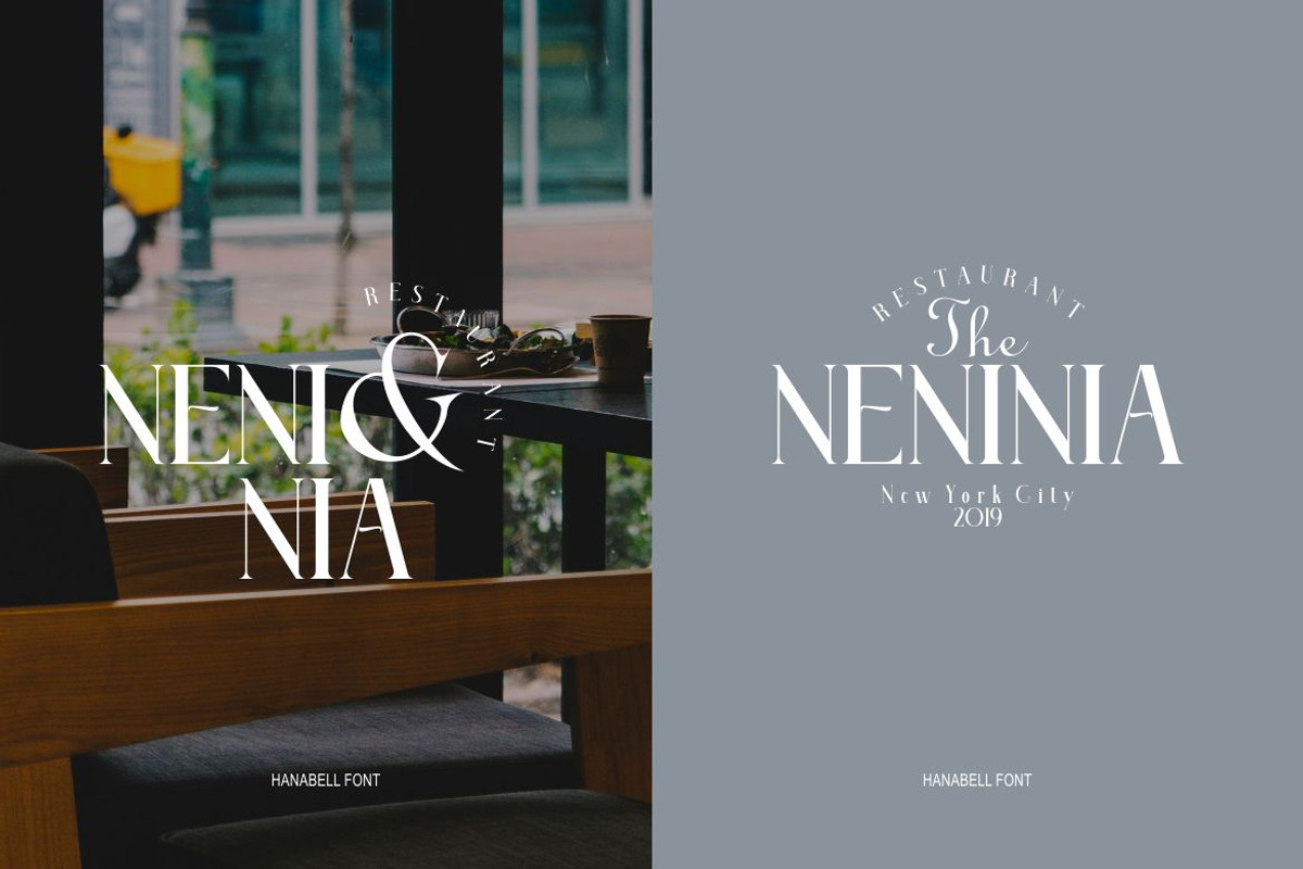 Hanabell, a Serif Font by Kenrichi (Photo 3 of 12)