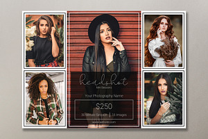 Headshot Session Template PSD
