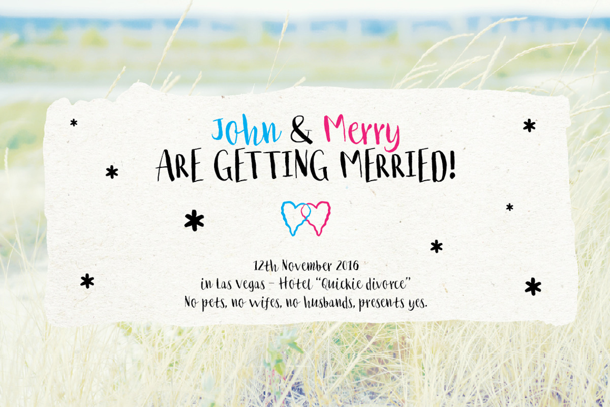 Crazymond font family preview 2