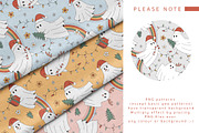 Retro Groovy Christmas collection, a Pattern Graphic by @olga.angelloz (Thumbnail 4 of 12)