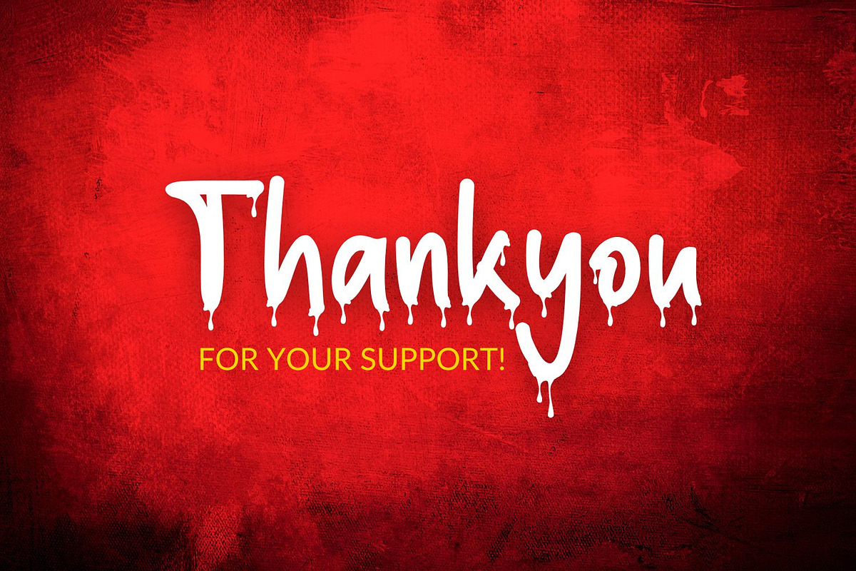 Bloodveld - Decorative Blood Font, a Font by Zeatype (Photo 5 of 5)