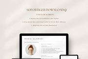 Professionelle Lebenslauf Vorlage, a Resume Template by OkiDocs Resume Templates (Thumbnail 4 of 10)