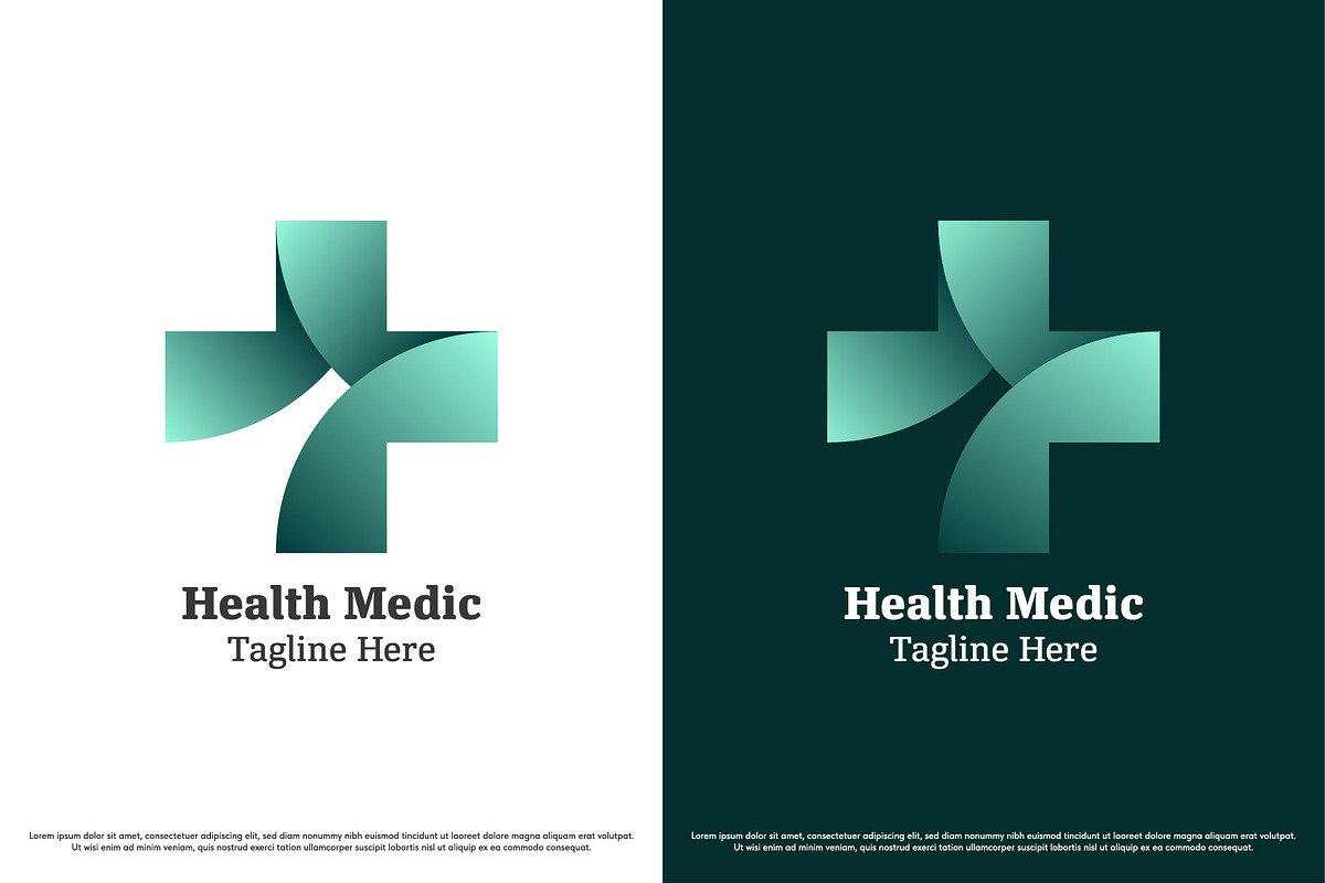 Health medic logo design template, a Branding & Logo Template by Morvana Crew (Photo 2 of 2)